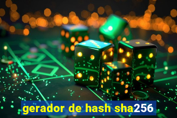 gerador de hash sha256